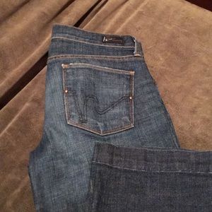 Citizen Jeans cropped Capri wide leg